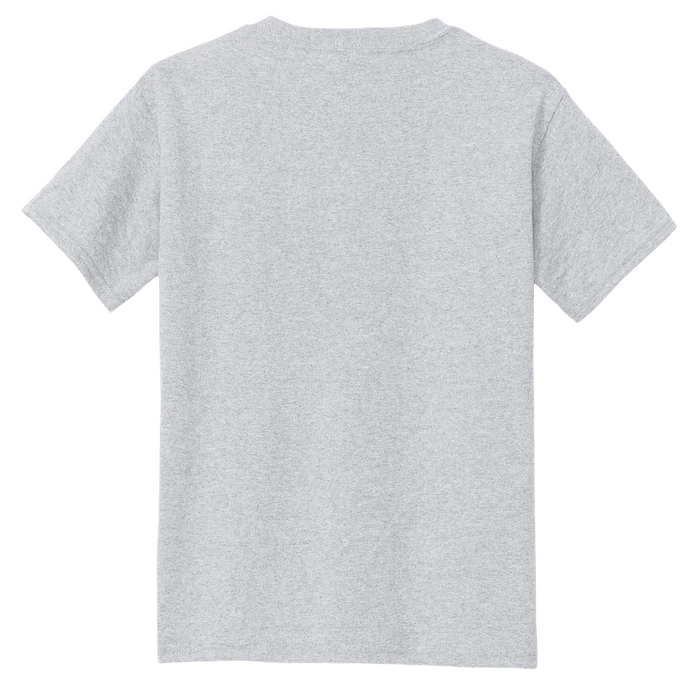 Signature Tee - ash - back