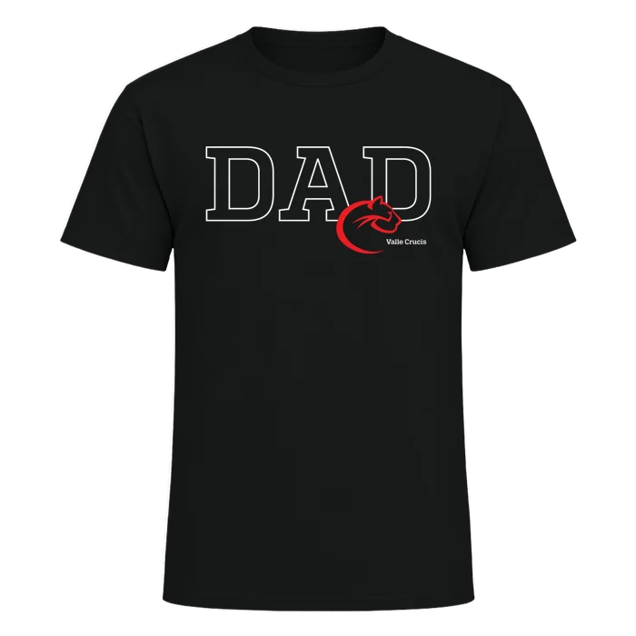 Dad Tee - black - front